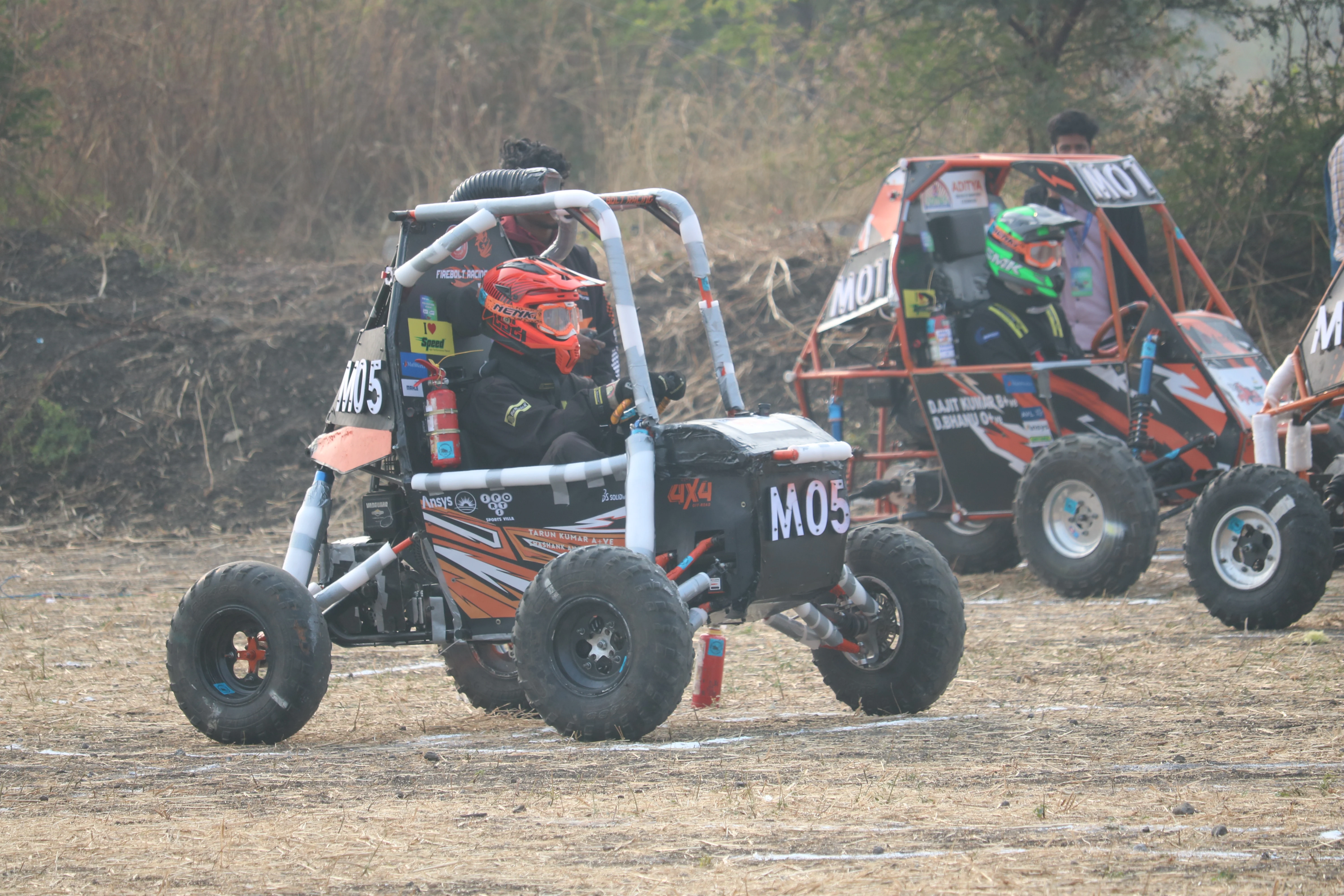 High performance of the ATV on the field