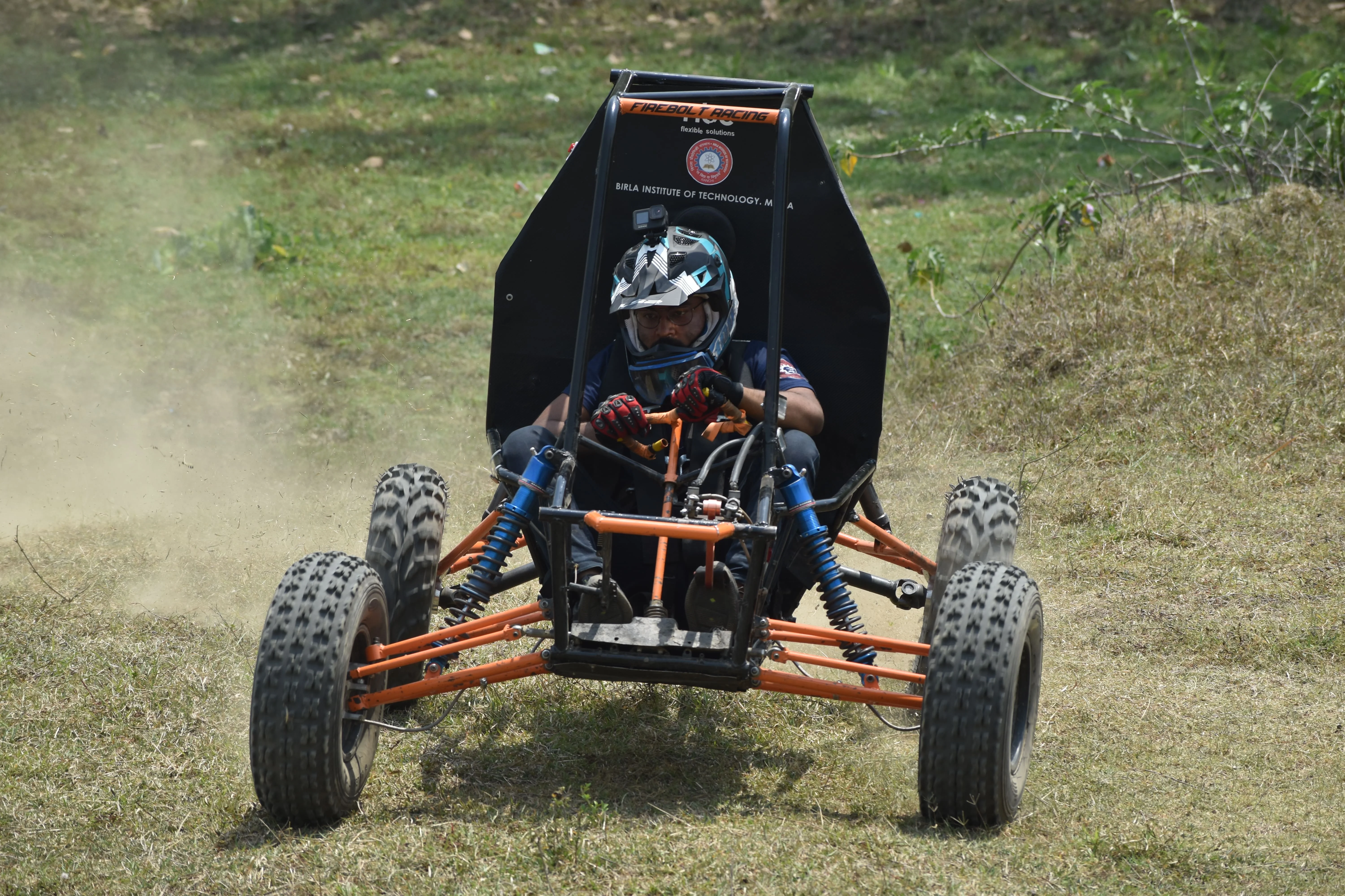 Team Firebolt Racing testing the vehicle