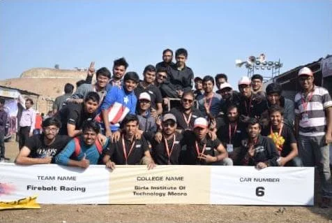 Team Firebolt at BAJA SAE India.