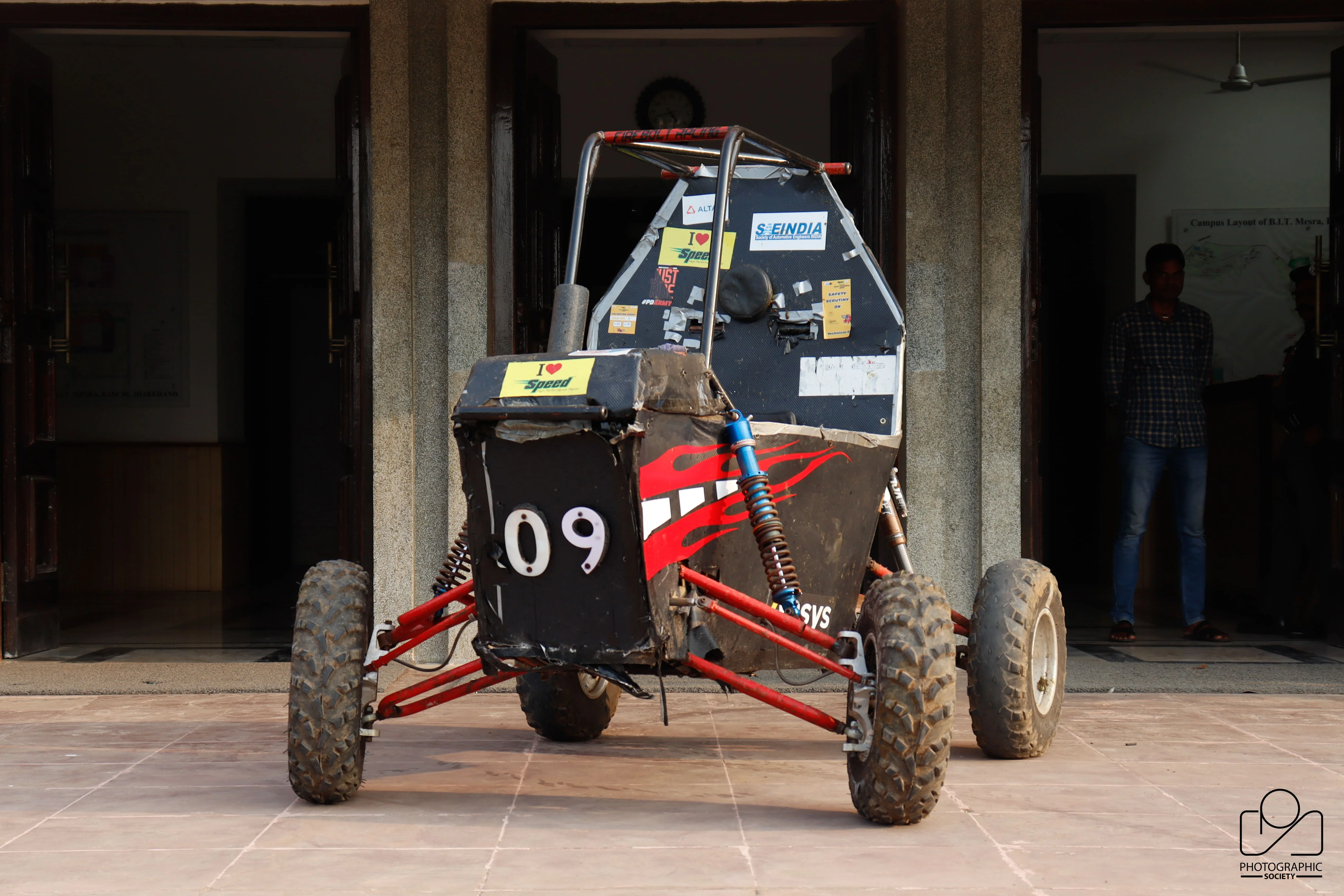 ATV at the main building of BIT